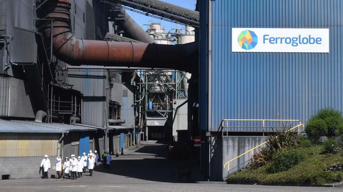 Planta de Ferroglobe en Arteixo.