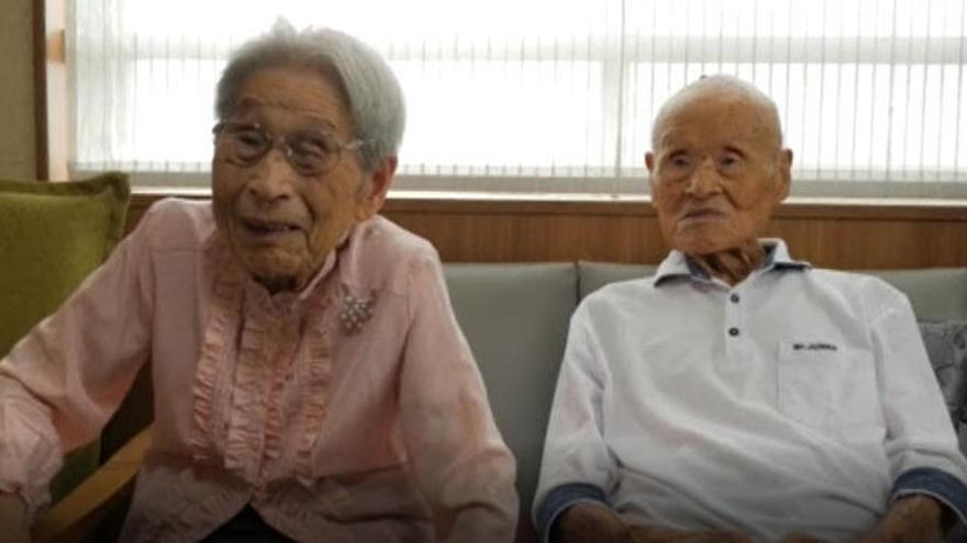 Una pareja japonesa, récord Guiness con 80 años casados