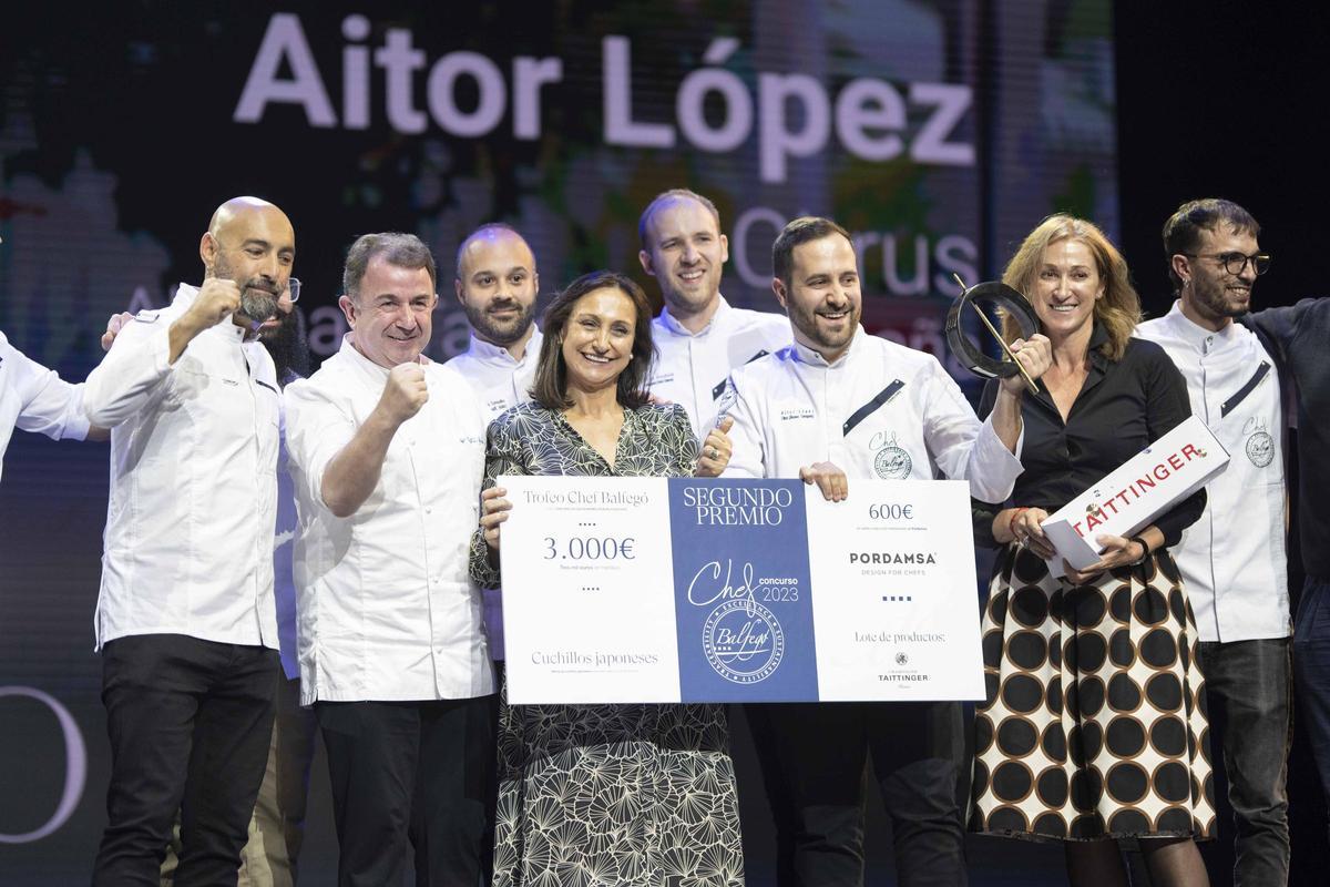 El cocinero setabense Aitor López triunfa en un concurso celebrado en Madrid con su versión de la titaina y el puchero