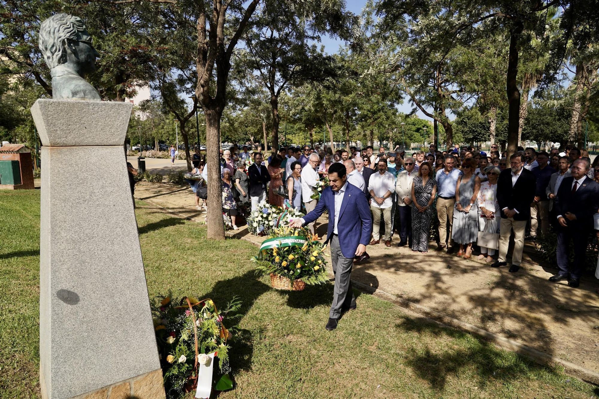 Málaga vuelve a rendir homenaje a José María Martín Carpena, asesinado por ETA hace 23 años