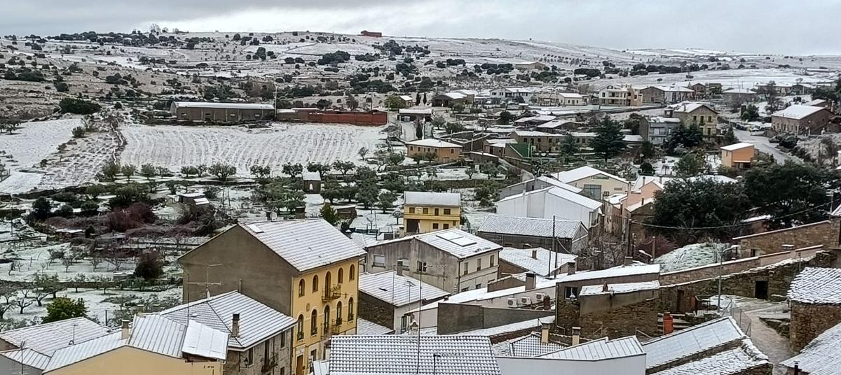 GALERÍA | La nieve cubre los pueblos de Sayago