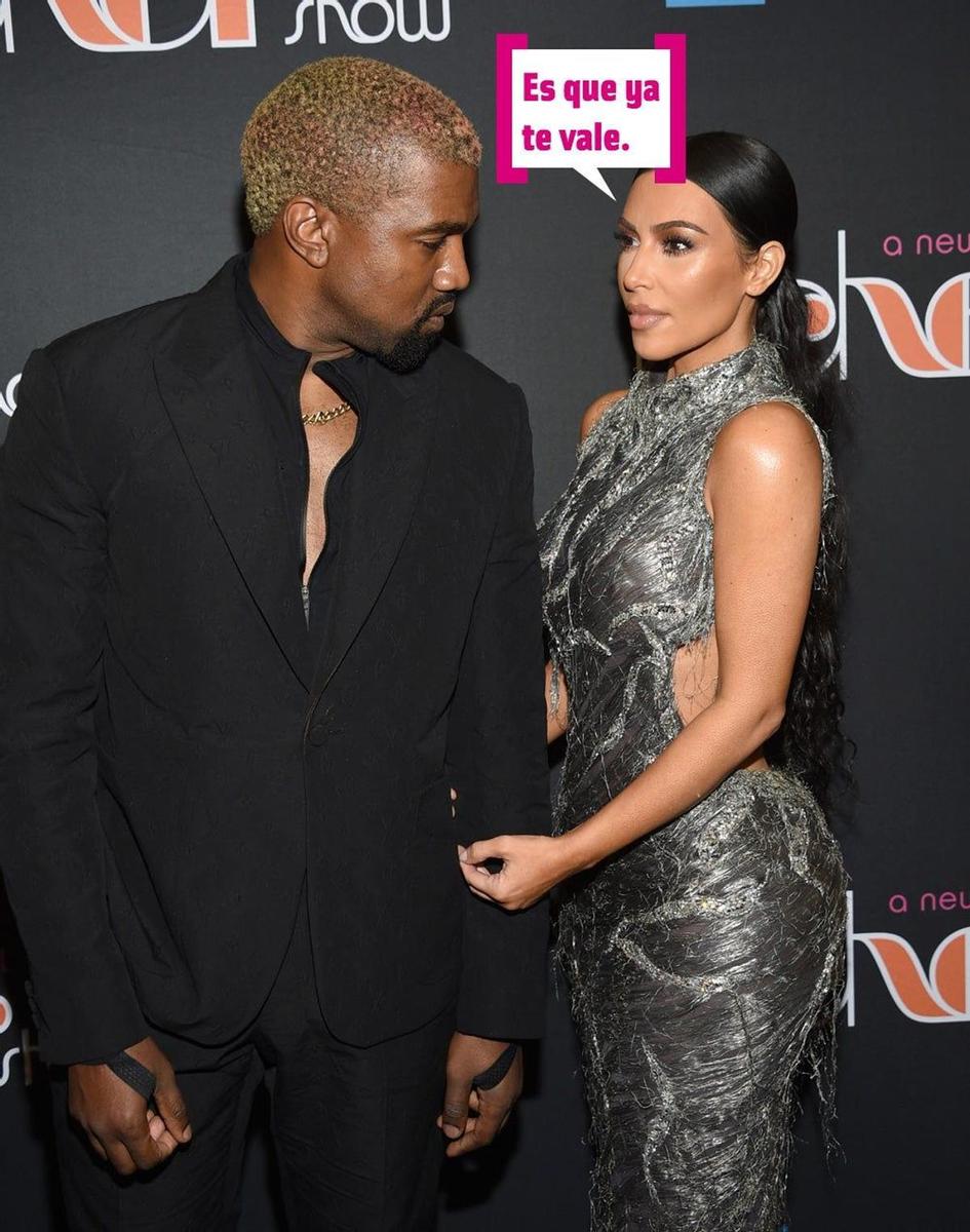 Kim Kardashian en el musical de Cher con Kanye West