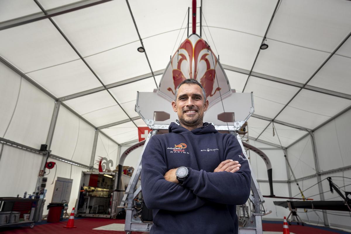 El Alinghi Red Bull Racing de la Copa América entrena en Barcelona