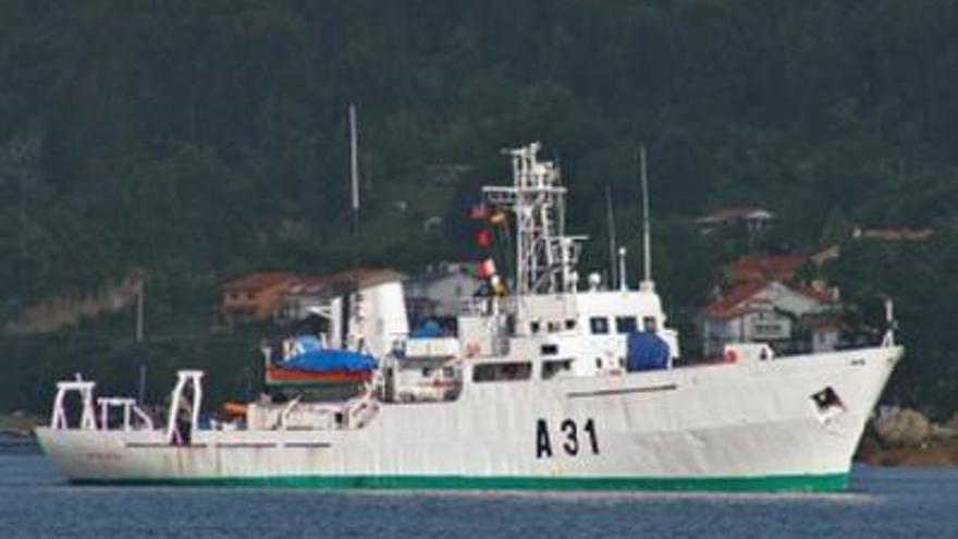 Nueva visita de un barco oceanográfico de la Armada al Puerto de Alicante