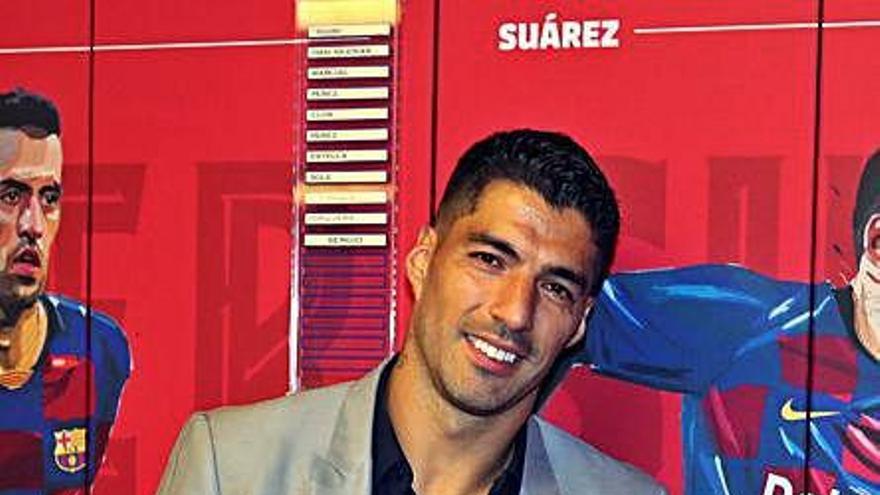 Luis Suárez, ayer.