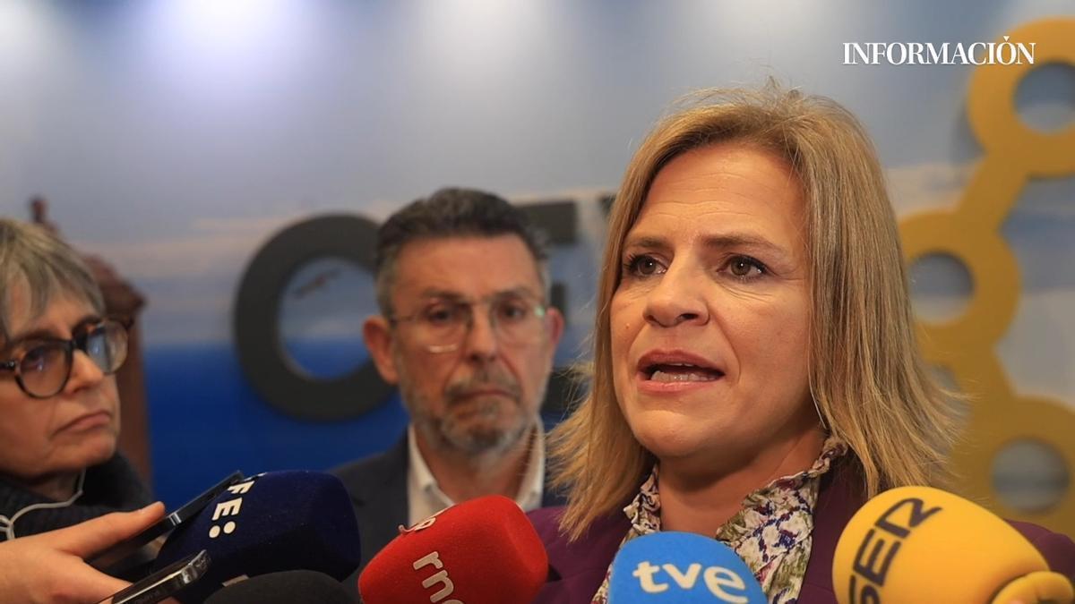 Pilar Bernabé, sobre la candidatura de Carlos Baño a la presidencia de la Cámara de Alicante