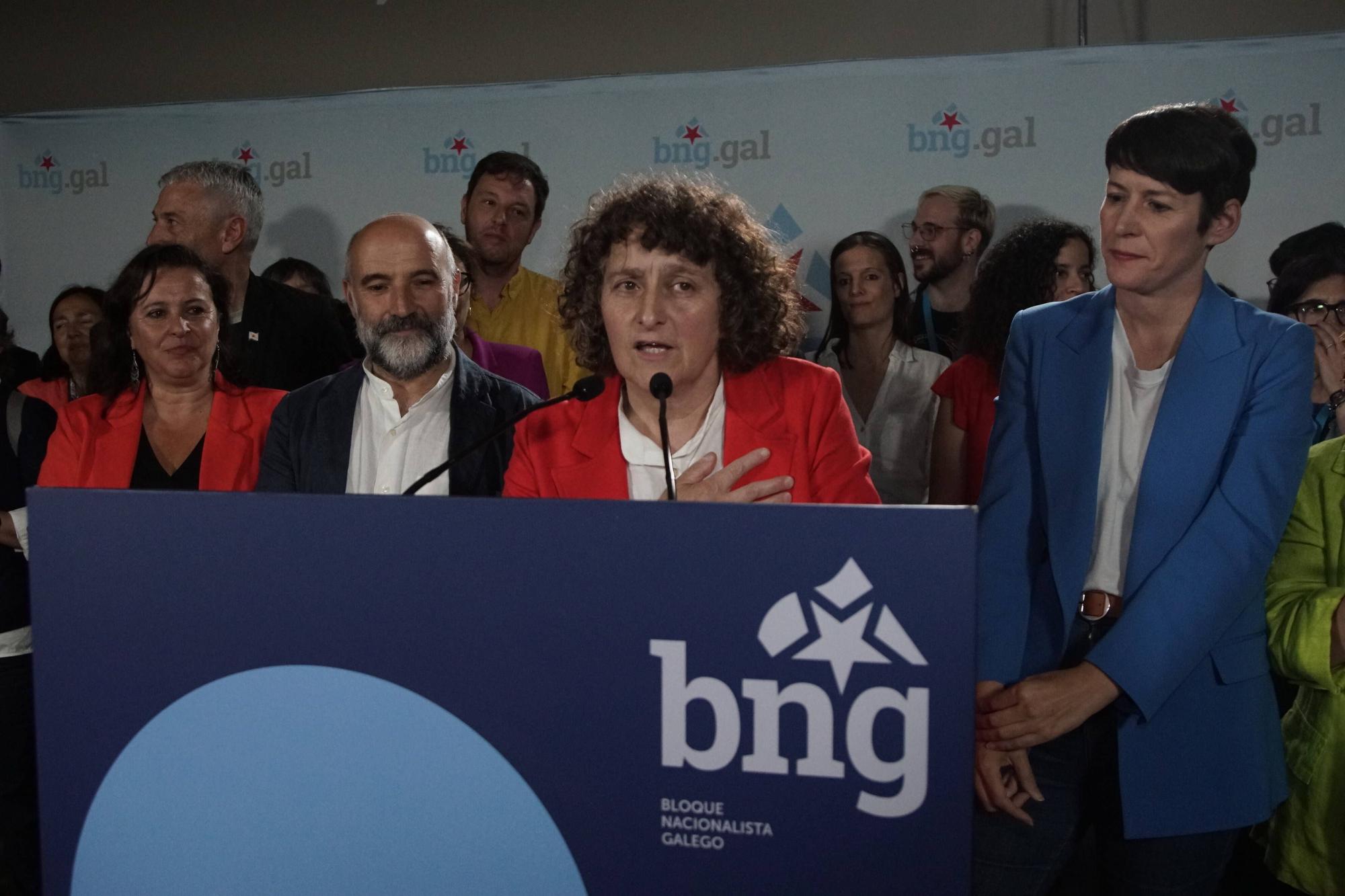 A noite electoral do BNG de Santiago en imaxes