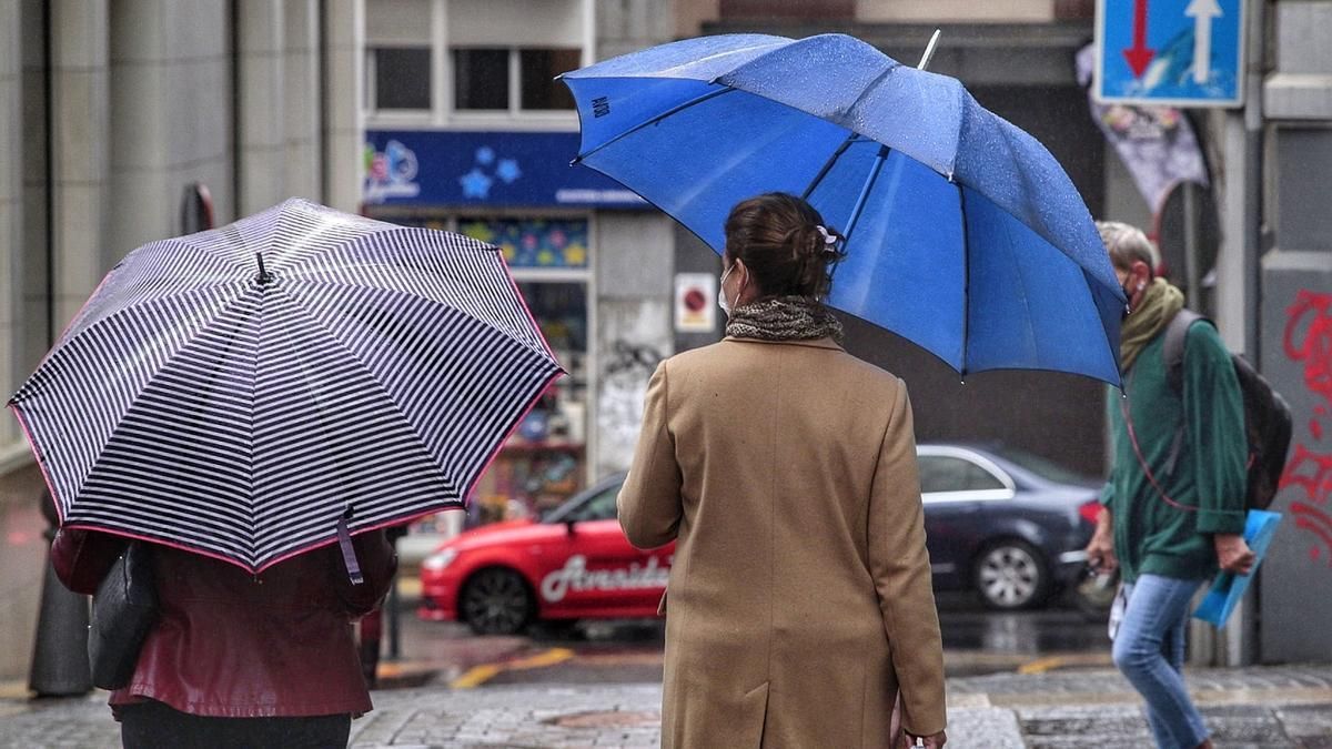 Jornada de lluvias en Canarias.