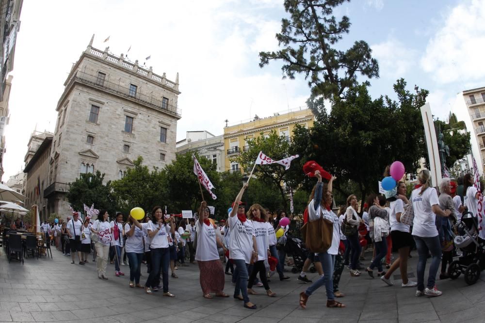 Manifestación de la concertada en Valencia