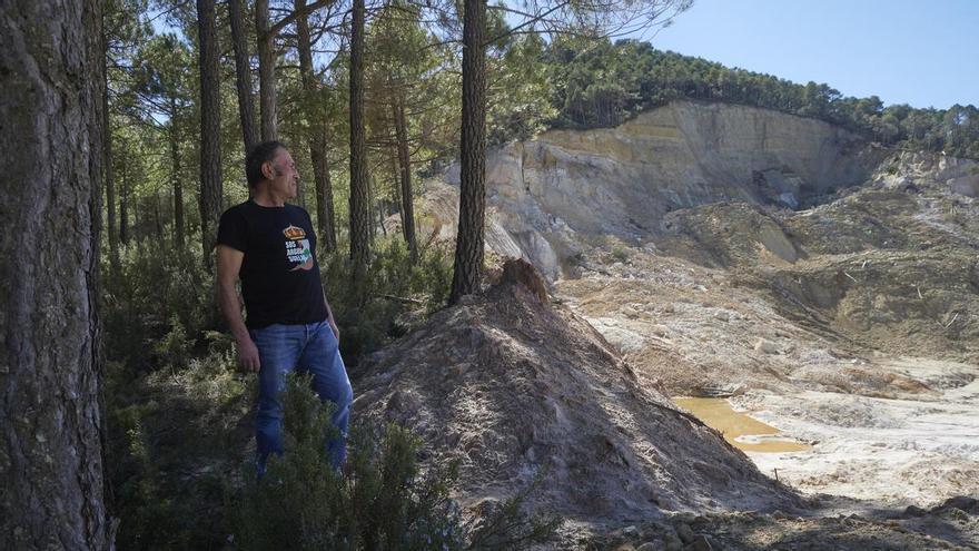La ampliación de una mina de caolín enfrenta a dos pueblos de Cuenca: del "hará un destrozo enorme" al "da empleo"