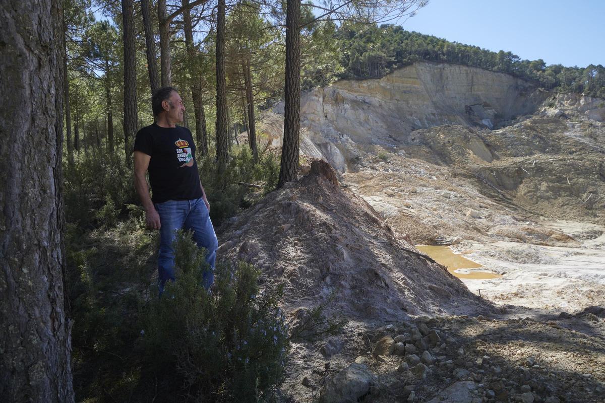 La ampliación de una mina de caolín enfrenta a dos pueblos de Cuenca: del "hará un destrozo enorme" al "da empleo"