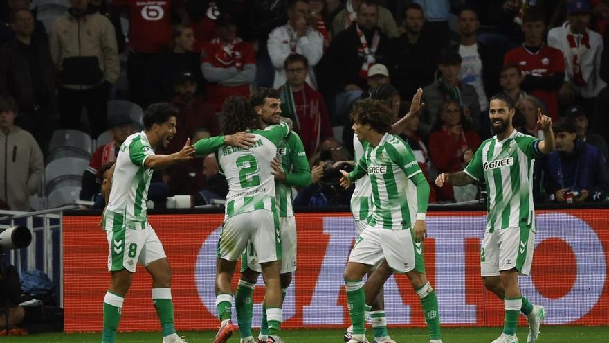 Il Betis torna in Champions League a grandi passi con un colpo di autorità a Lille (2-3)