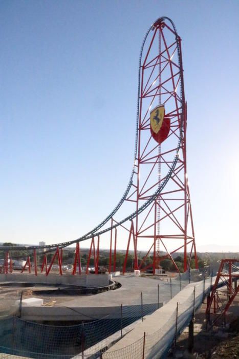 Ferrari Land mostra les seves principals atraccions