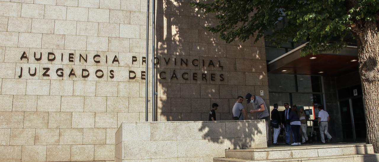 Imagen de la Audiencia Provincial de Cáceres.