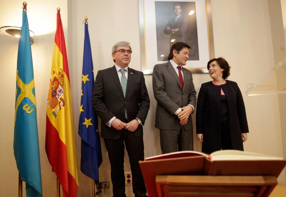 Toma de posesión de Mariano Marín como delegado del Gobierno en Asturias