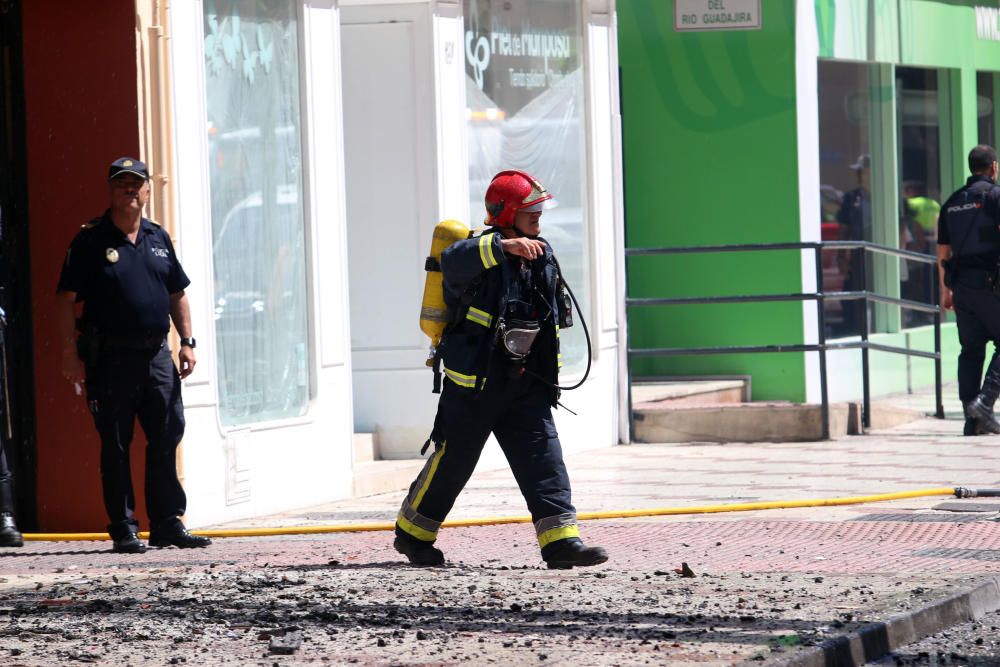 El fuego calcina un edificio de Héroe de Sostoa