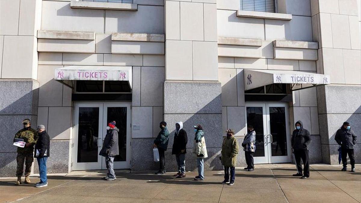 Los Yankees convierten su estadio en un centro de vacunación