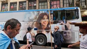 Celebración en Buenos Aires del 20 aniversario de la llegada al poder de Néstor Fernández de Kirchner.