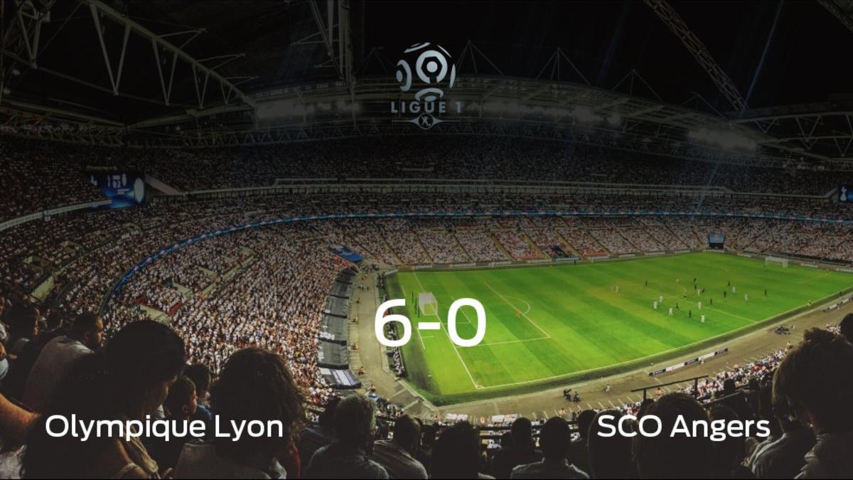 Sólido triunfo para el equipo local: Olympique Lyon 6-0 SCO Angers