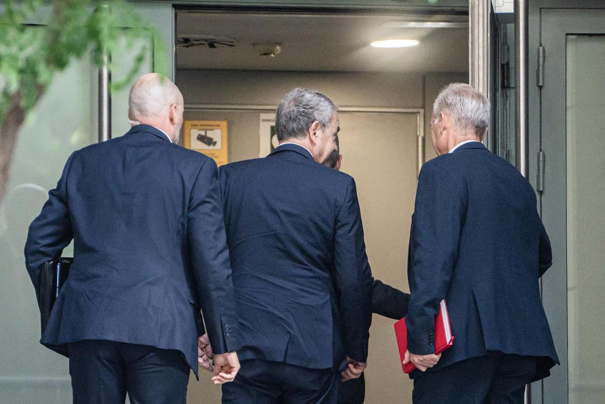 El expresidente del Gobierno José Luis Rodríguez Zapatero a su llegada a la Audiencia Nacional, a 17 de junio de 2026, en Madrid (España).