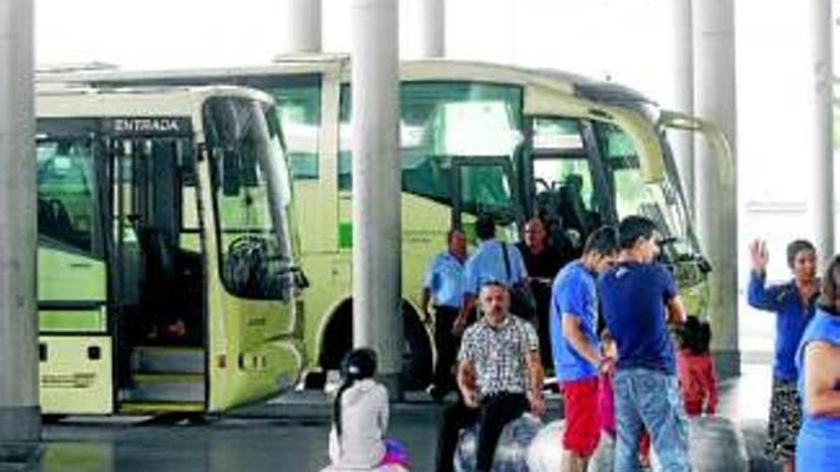 Autobuses para el transporte interurbano.