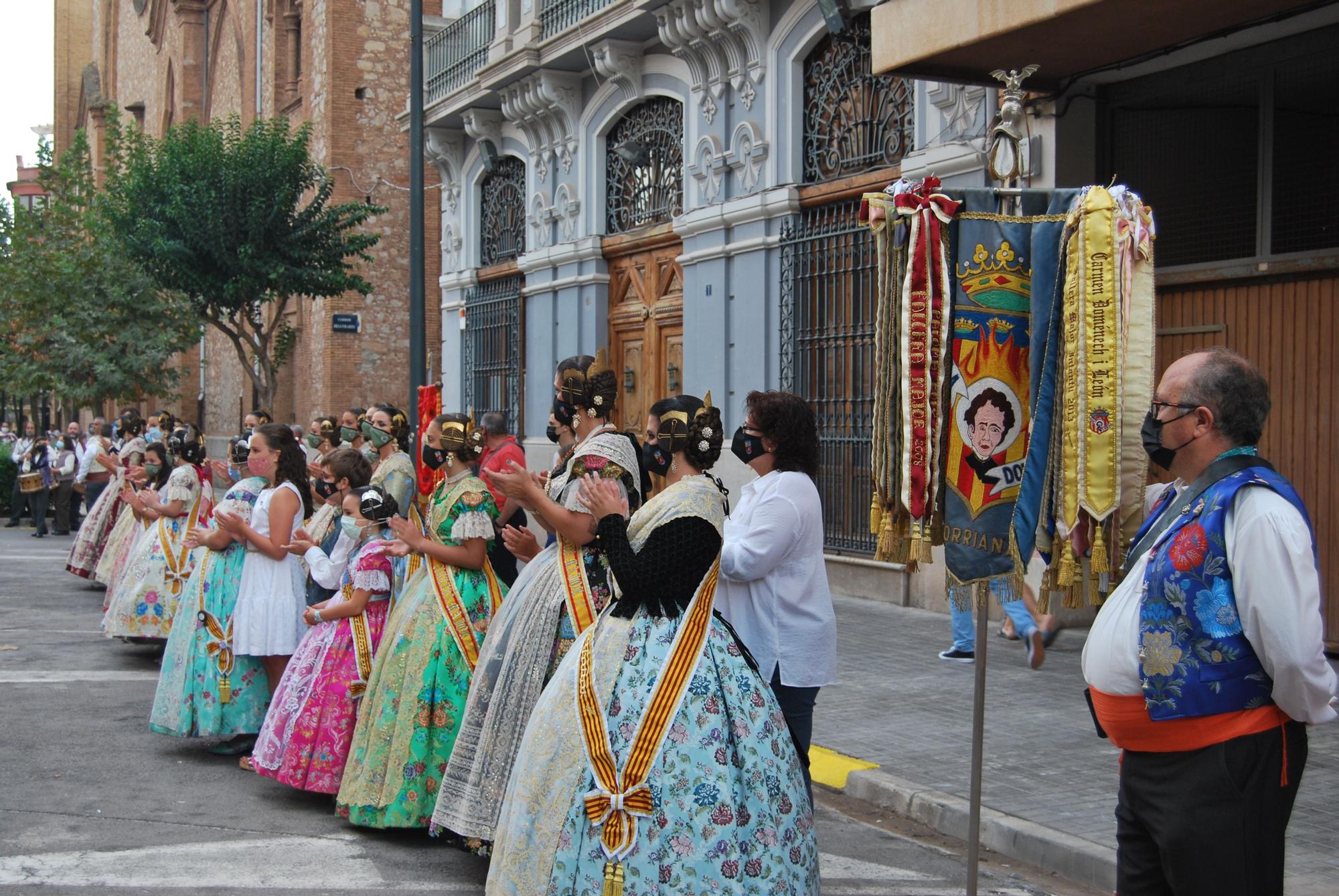 Acto de inauguración de las fiestas josefinas que se celebran del 8 al 12 de octubre en Burriana