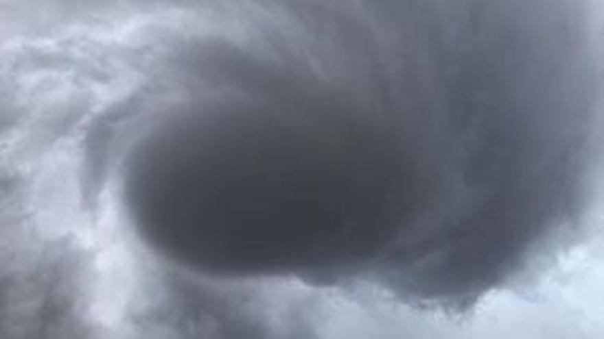 Una imagen del tornado de Castellón.