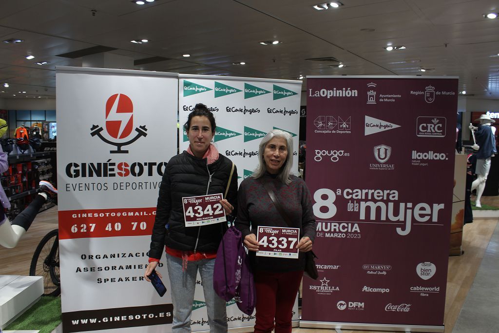 Entrega de dorsales de la Carrera de la Mujer 2023 (viernes por la mañana)