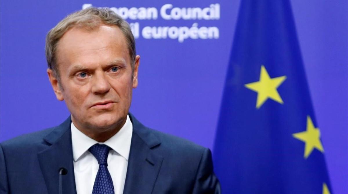 mbenach34434722 european council president donald tusk briefs the media afte160624191617