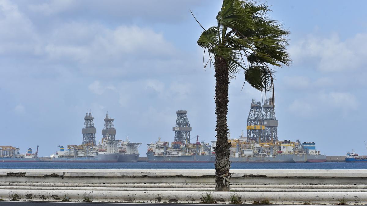 Lluvia y viento en Arrecife (06/03/21)