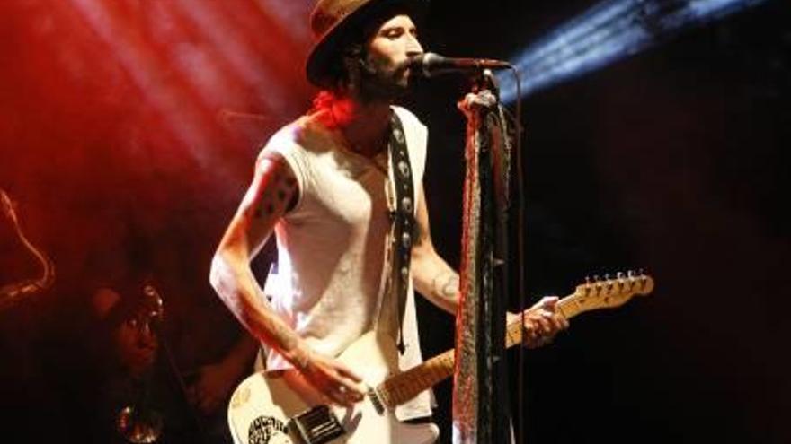 Leiva, durante una actuación en Alicante.