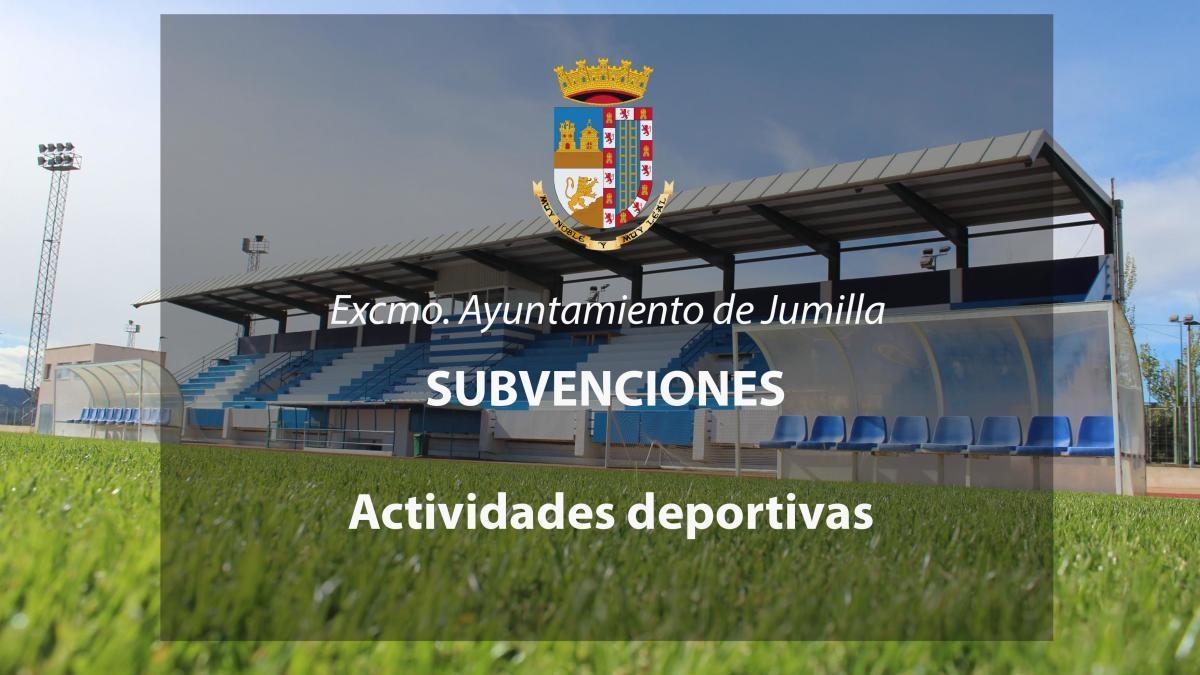 Se inicia el plazo en Jumilla para solicitar subvenciones para actividades deportivas