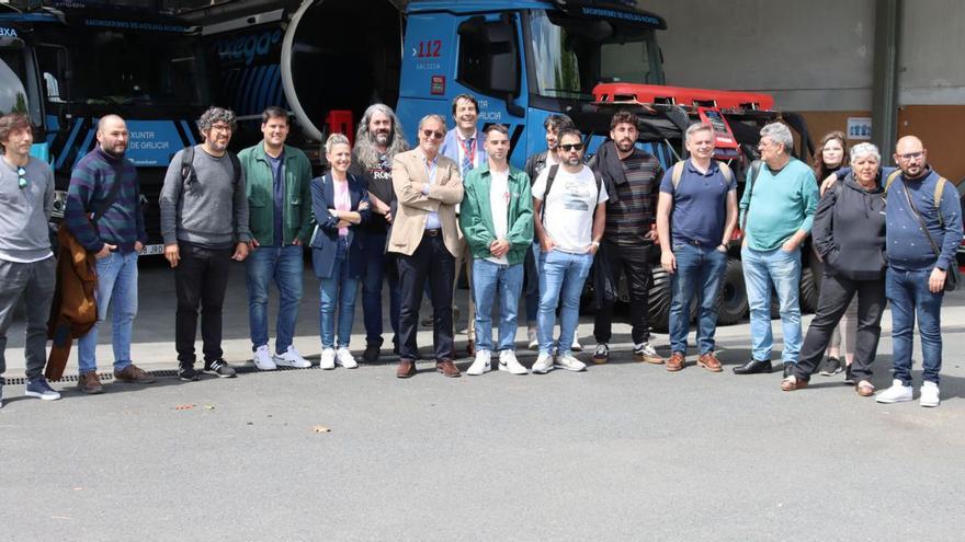 Visita a las instalaciones del CIAE-112 Galicia en A Estrada.