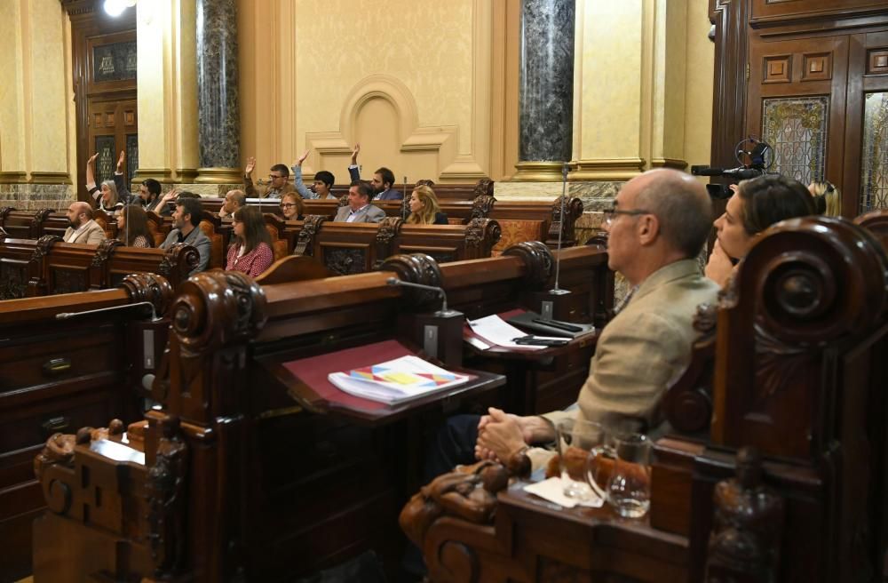 Primer pleno del mandato de Inés Rey en A Coruña