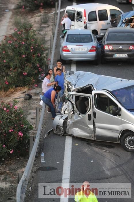 Grave accidente en Sangonera la Seca