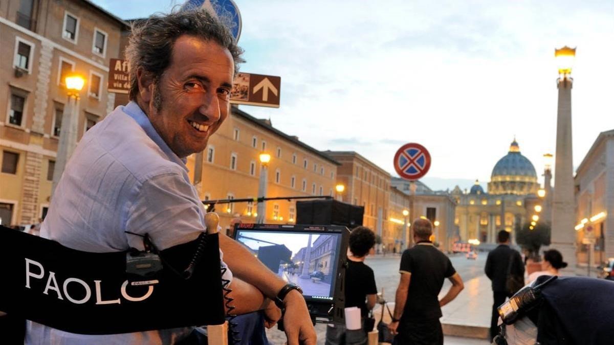 Paolo Sorrentino, en un rodaje