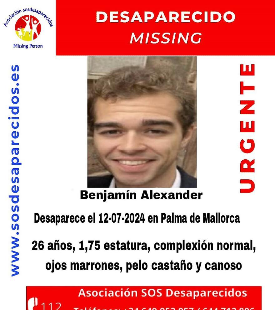 Buscan a un joven de 26 años desaparecido desde el pasado viernes en Palma