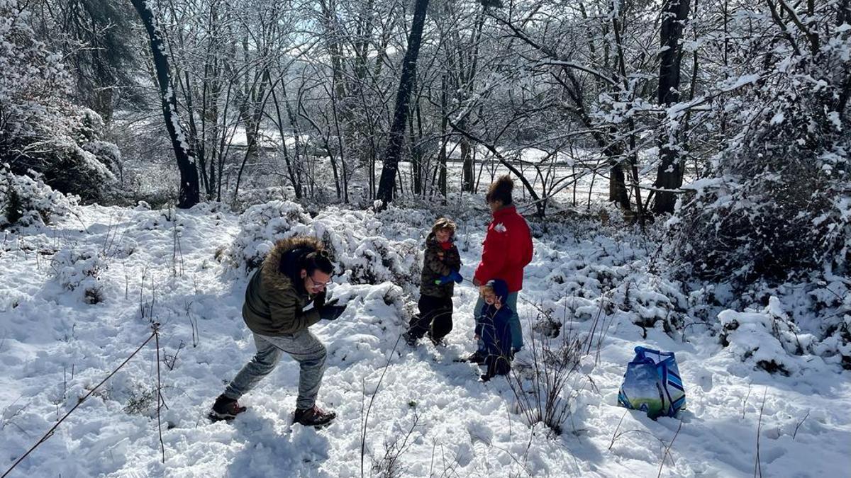 Bolas de nieve en Begues