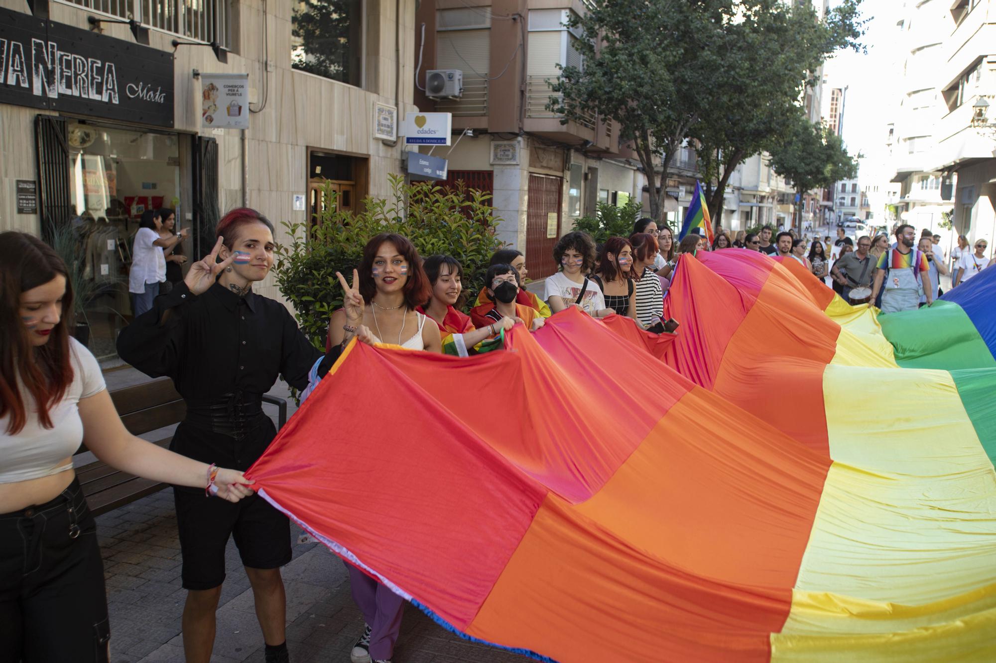 Manifestación del colectivo LGTBIQ+ en Alzira