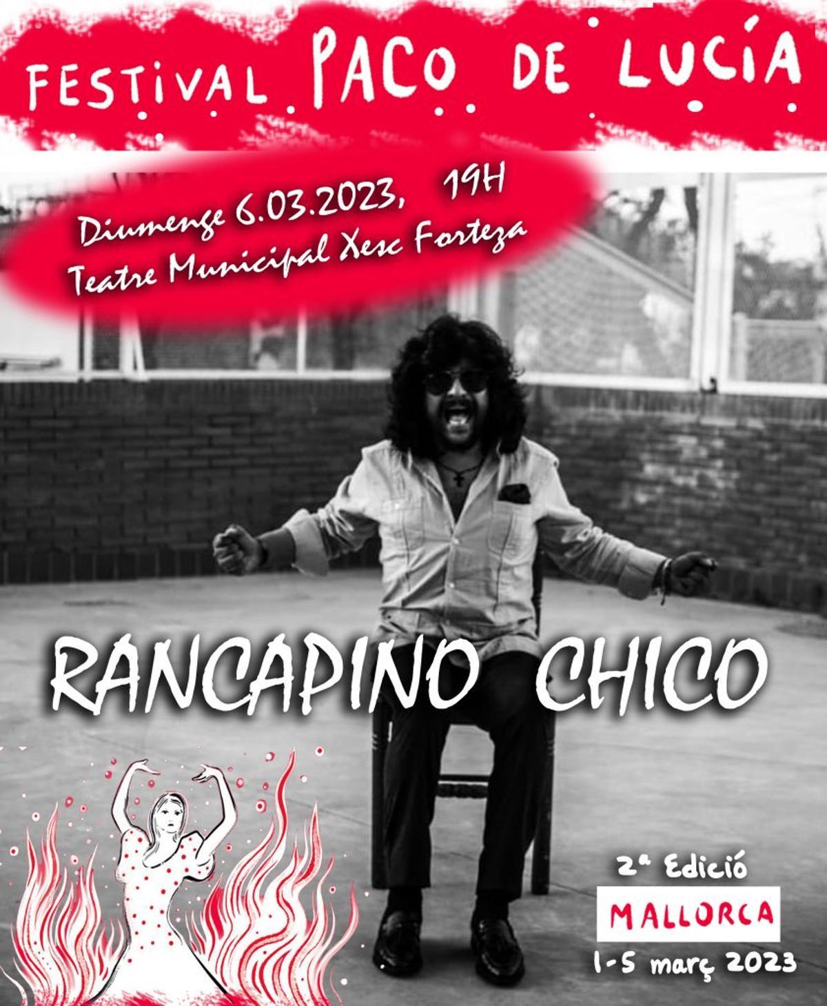 Rancapino Chico actuará en el Xesc Forteza