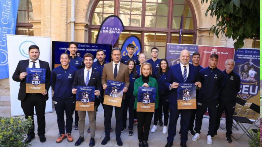 El deporte universitario desembarca en la Región de Murcia