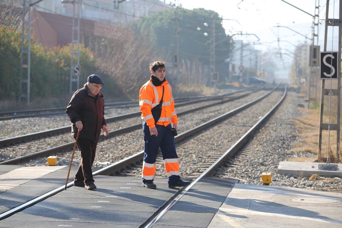 Acto de presentación del inicio de las obras para el soterramiento de las vías del tren de la R2 de Rodalies en Montcada i Reixac