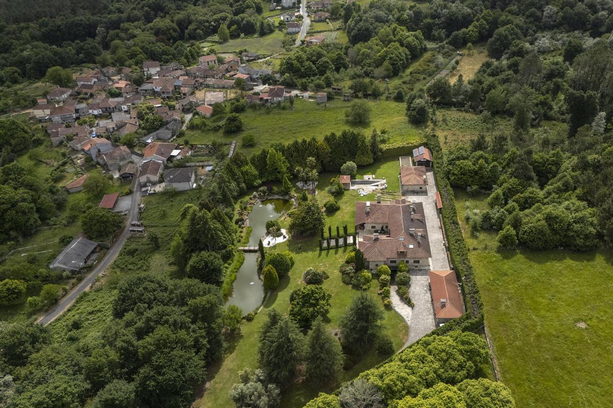 Piñor, pueblo gallego de poco más de mil vecinos en el que Julio Iglesias ha comprado casa