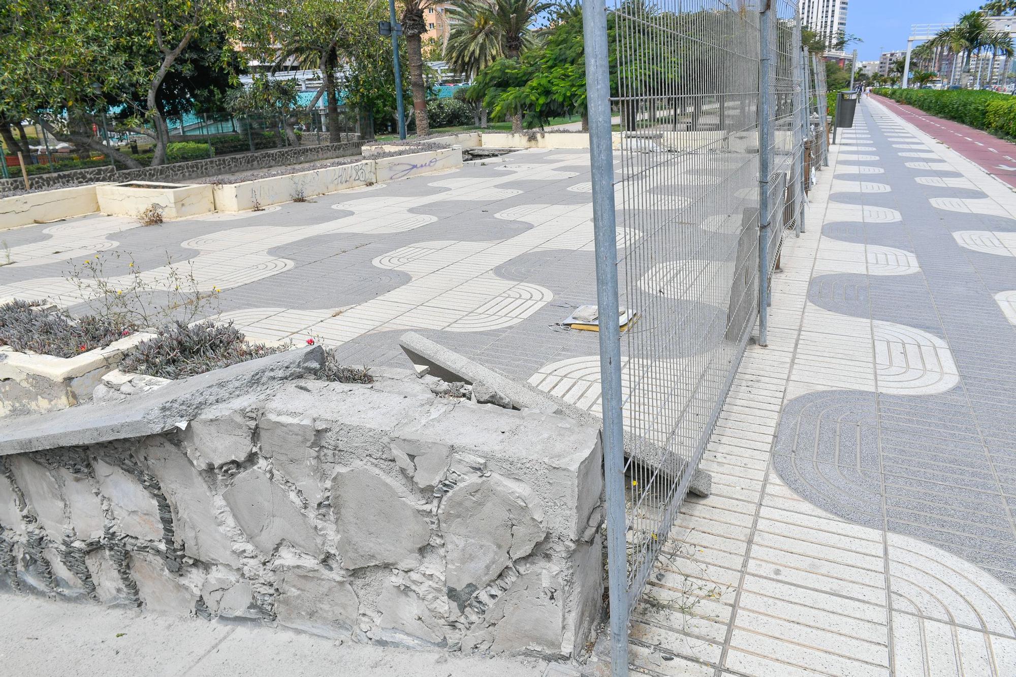 Cuarto de servicio en ruinas en el Parque Romano