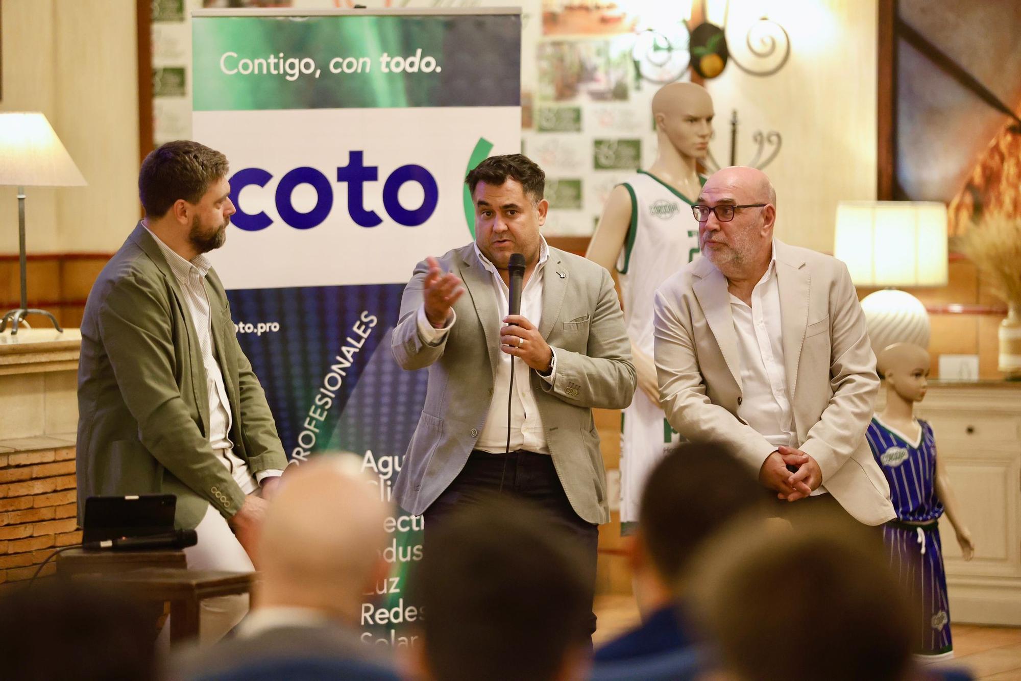 La presentación del proyecto del Coto Córdoba Baloncesto, en imágenes