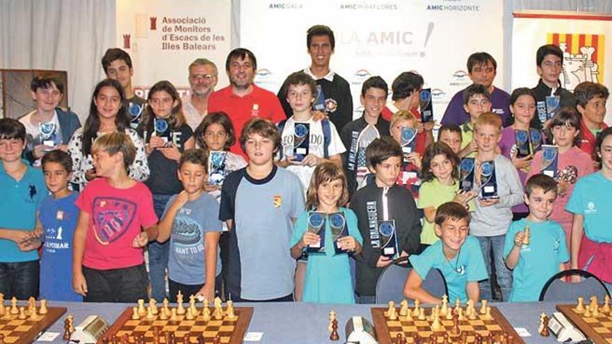 Balears define a sus campeones de partidas rápidas en edad escolar