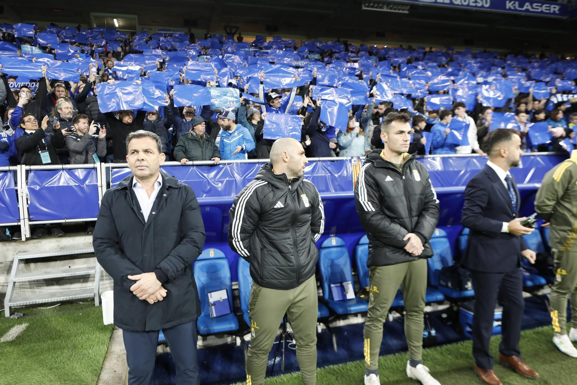 Así fue el derbi asturiano: todas las fotos del encuentro entre el Oviedo y el Sporting en el Tartiere