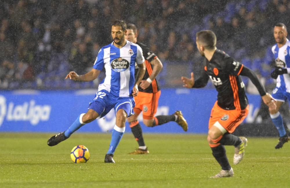 El Dépor cae en Riazor ante el Valencia