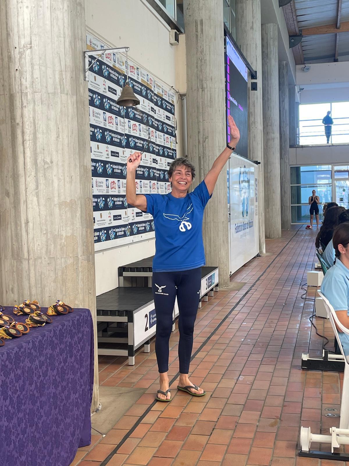 Ramona Guillén, tras batir uno de sus récords de España