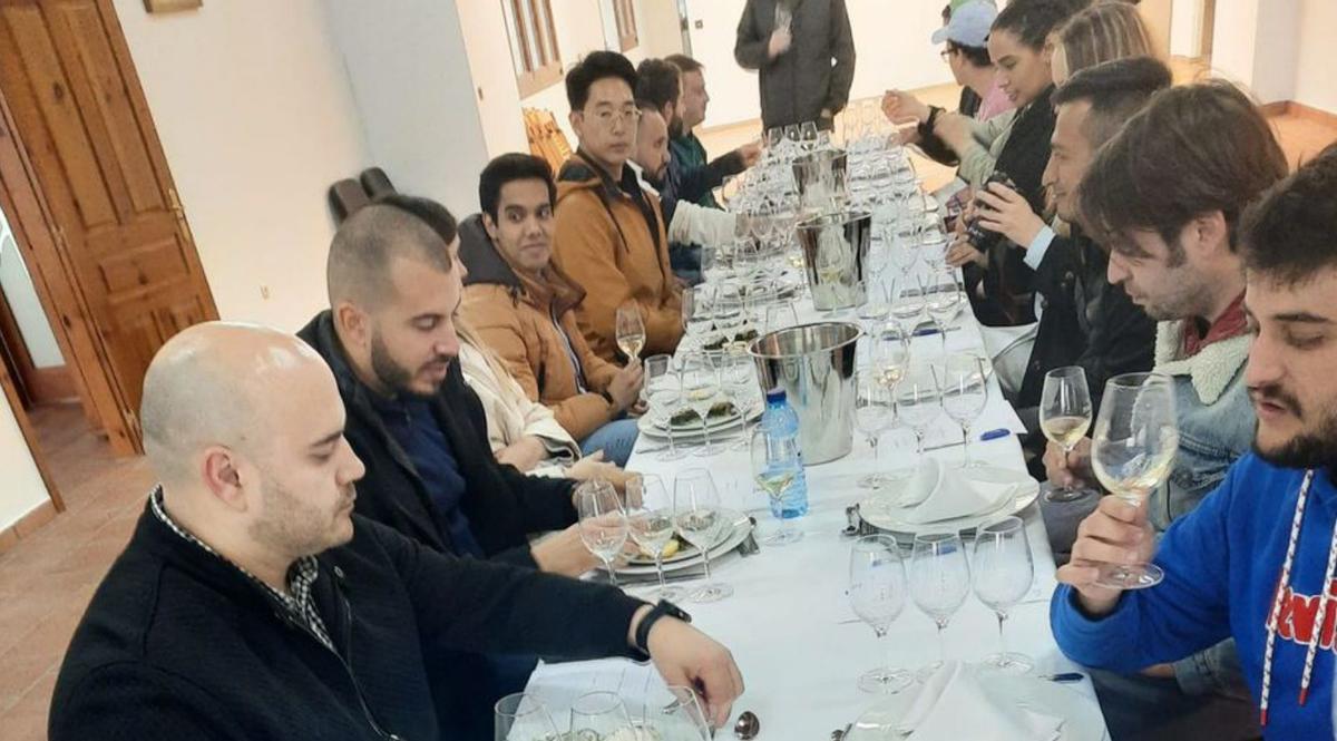 Una de las catas de los alumnos. | // FDV